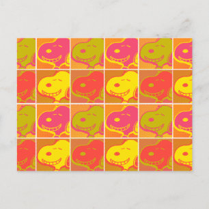 Carte Postale cacahuètes Snoopy Pop Art Motif