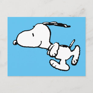 Carte Postale cacahuètes Snoopy Run