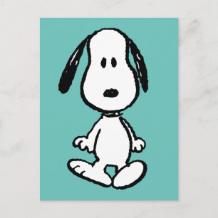 Carte Postale cacahuètes Snoopy Standing Tall
