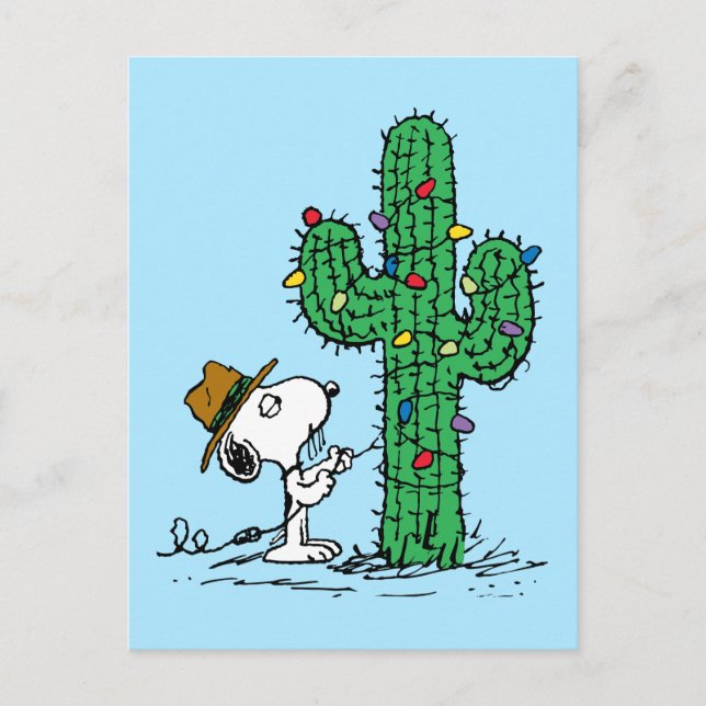 Carte Postale cacahuètes | Spike's Holiday Cactus (Devant)