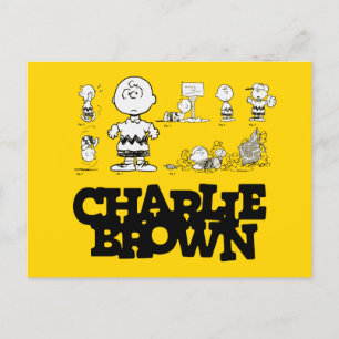 Carte Postale cacahuètes Toujours Charlie Brown