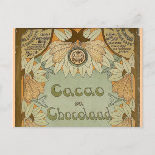 Carte Postale Cacao en Chocolaad Dutch Chocolate 1900