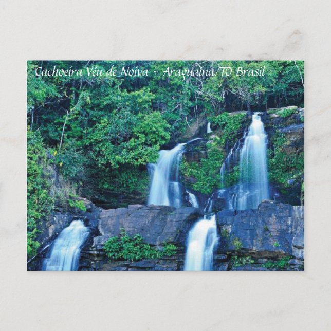 Carte Postale Cachoeira Véu de Noiva (Devant)