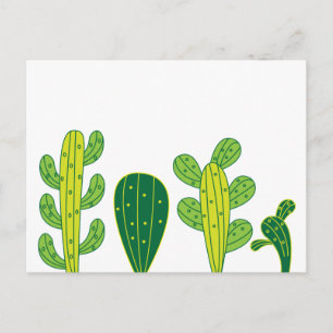 Carte Postale Cactus Cacti