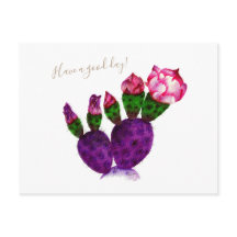 Cactus lumineux avec stylo à fleurs dessin Botaniq