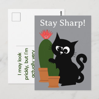Carte Postale Cactus personnalisé drôle et branché 