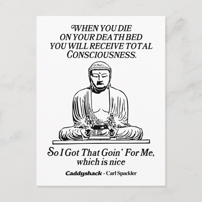 Carte Postale Caddyshack J'ai ça pour moi (Devant)