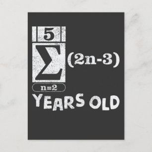 Carte Postale Cadeau 16e anniversaire Amoureux des maths 16 ans
