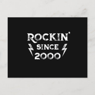 Carte Postale Cadeau Anniversaire Classic Rock pour les années 2