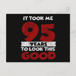 Carte Postale Cadeau d'anniversaire drôle de 95 ans