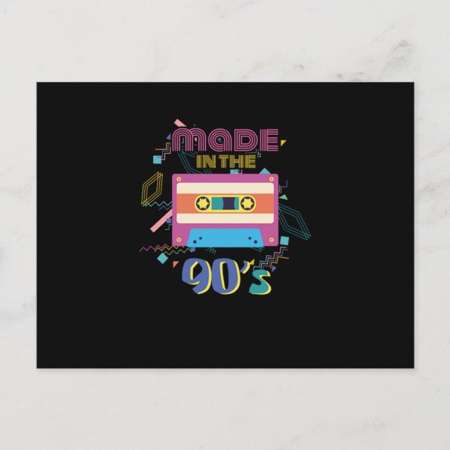 Carte Postale Cadeau d'anniversaire pour femmes et hommes nés da (Devant)