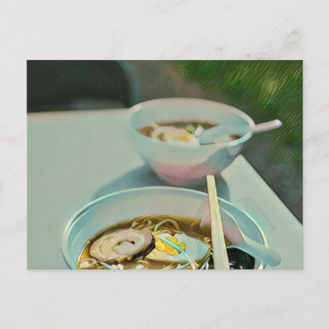 Carte Postale Cadeau d'anniversaire Ramen (Devant)
