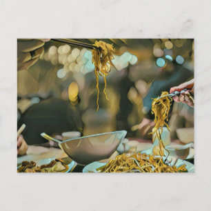 Carte Postale cadeau d'anniversaire Ramen