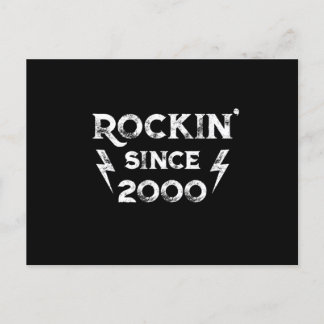 Carte Postale Cadeau d'anniversaire Rock Classique pour les anné