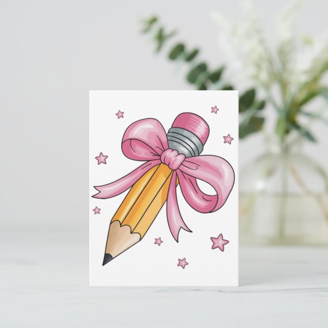 Carte Postale Cadeau d'appréciation de la vie d'enseignement au  (Debout devant)