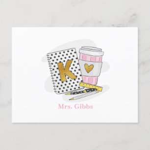 Carte Postale Cadeau de café personnalisé pour l'appréciation de