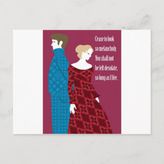 Carte Postale Cadeau de Charlotte Bronte "Jane Eyre" avec la