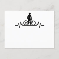 Cadeau de cyclisme VTT Battement de coeur Vélo de