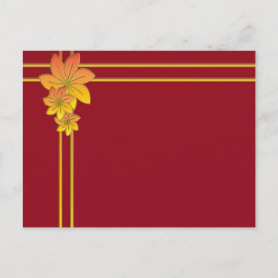 Carte Postale Cadeau de fleurs