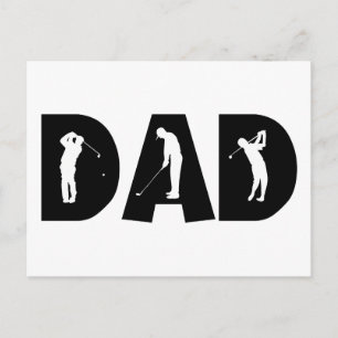 Carte Postale Cadeau de golf papa