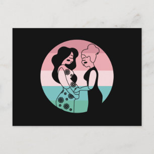 Carte Postale Cadeau de grossesse et d'accouchement pour sage-fe