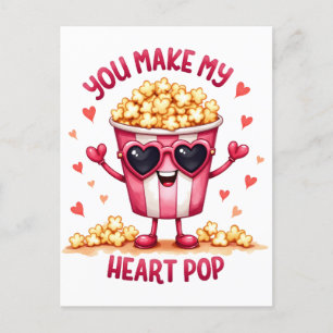 Carte Postale Cadeau de la Saint-Valentin   Vous faites exploser