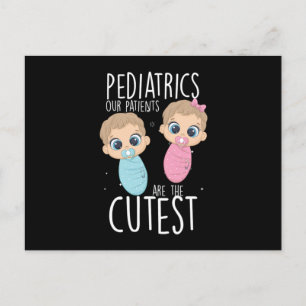 Carte Postale Cadeau de médecine de docteur d'enfants de patient