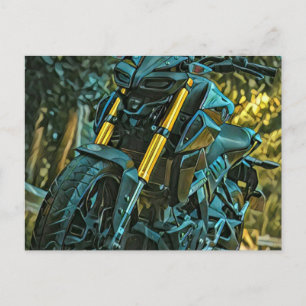 Carte Postale Cadeau de moto