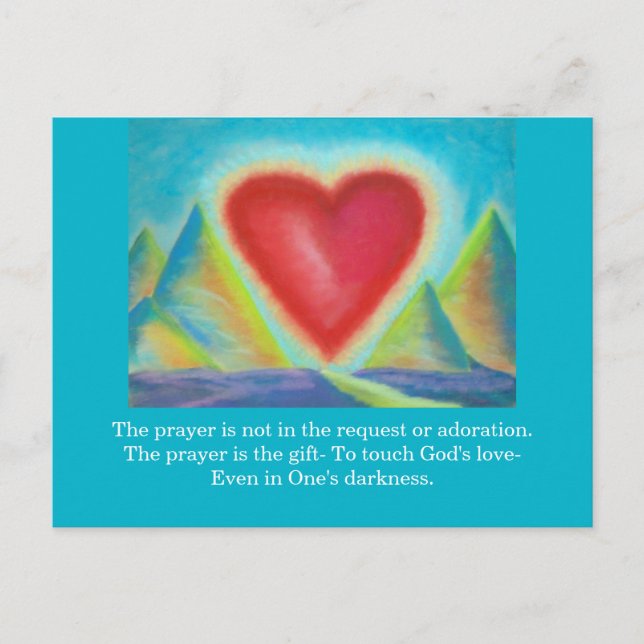 Carte postale Cadeau de prière (Devant)