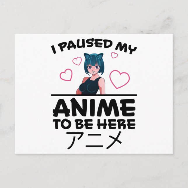 Carte Postale Cadeau de ramen japonais de cosplay de manga de fi (Devant)
