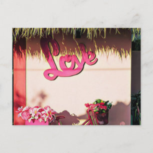 Carte Postale Cadeau de Saint-Valentin pour motards