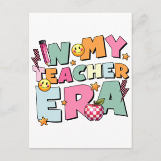Carte Postale Cadeau pour Enseignant | À Mon Ère d'Enseignant