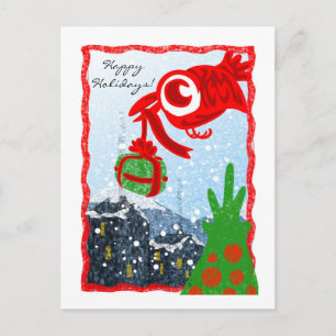 Carte postale Cadeau Red Bird