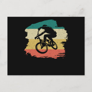 Carte Postale Cadeau rétro BMX