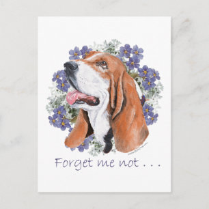 Carte Postale Cadeau souvenir Basset Hound