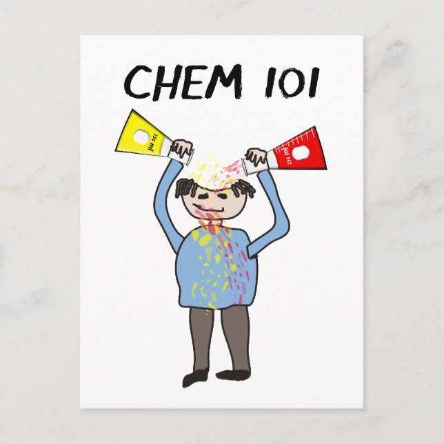 Carte Postale Cadeaux amateurs de chimie (Devant)