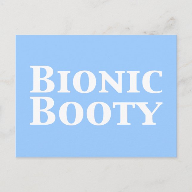Carte Postale Cadeaux Bionic Booty (Devant)