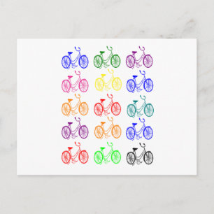 Carte Postale Cadeaux cyclistes, Conception Vintage de vélos 195