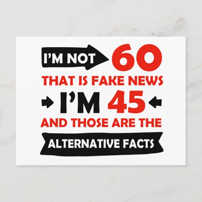 Carte Postale Cadeaux d'anniversaire de 60e année (Devant)