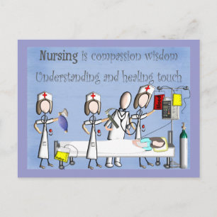 Carte Postale Cadeaux d'art infirmière