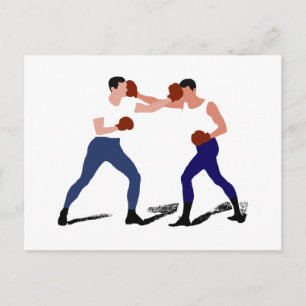 Carte Postale Cadeaux de boxe vintages