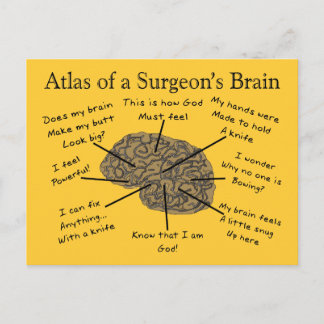 Carte Postale Cadeaux de chirurgiens hilarants