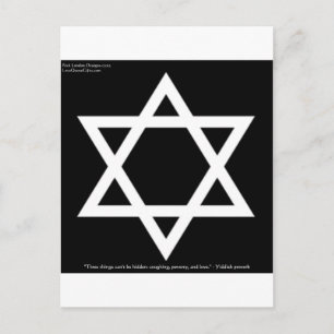 Carte Postale Cadeaux de citations de sagesse yiddish célèbres T
