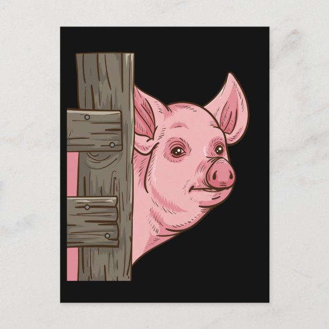 Carte Postale Cadeaux De Cochon Pour Les Amateurs De Cochon Pays (Devant)