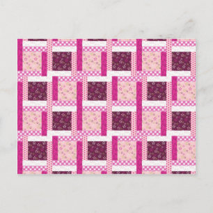 Carte Postale Cadeaux de conception de courtepointes en patchwor