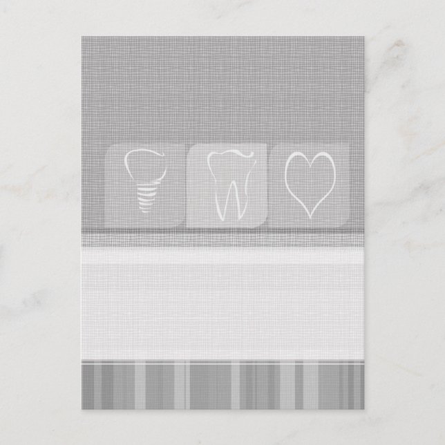 Carte Postale Cadeaux de dentiste implantaire (Devant)