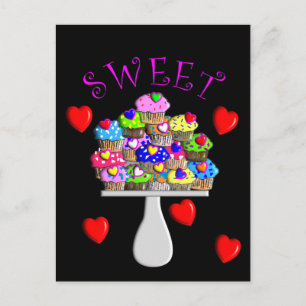 Carte Postale Cadeaux de gâteaux sucrés