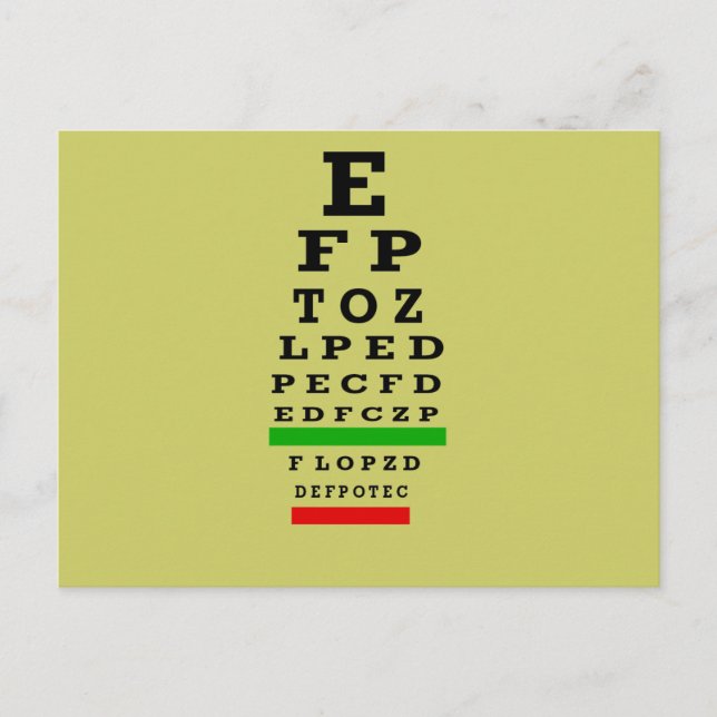 Carte Postale Cadeaux DE GRAPHIQUE POUR LES YEUX (Devant)