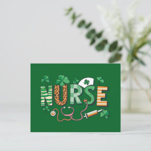 Carte Postale Cadeaux de la journée de la vie d'infirmière Saint