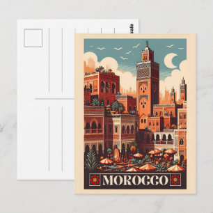 Carte Postale Cadeaux de la ville marocaine de Marrakech